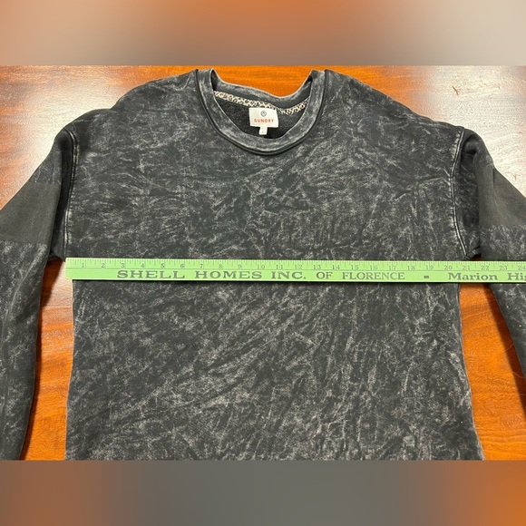 Sundry Oversized Sweatshirt with Side Zippers - Picture 5 of 8